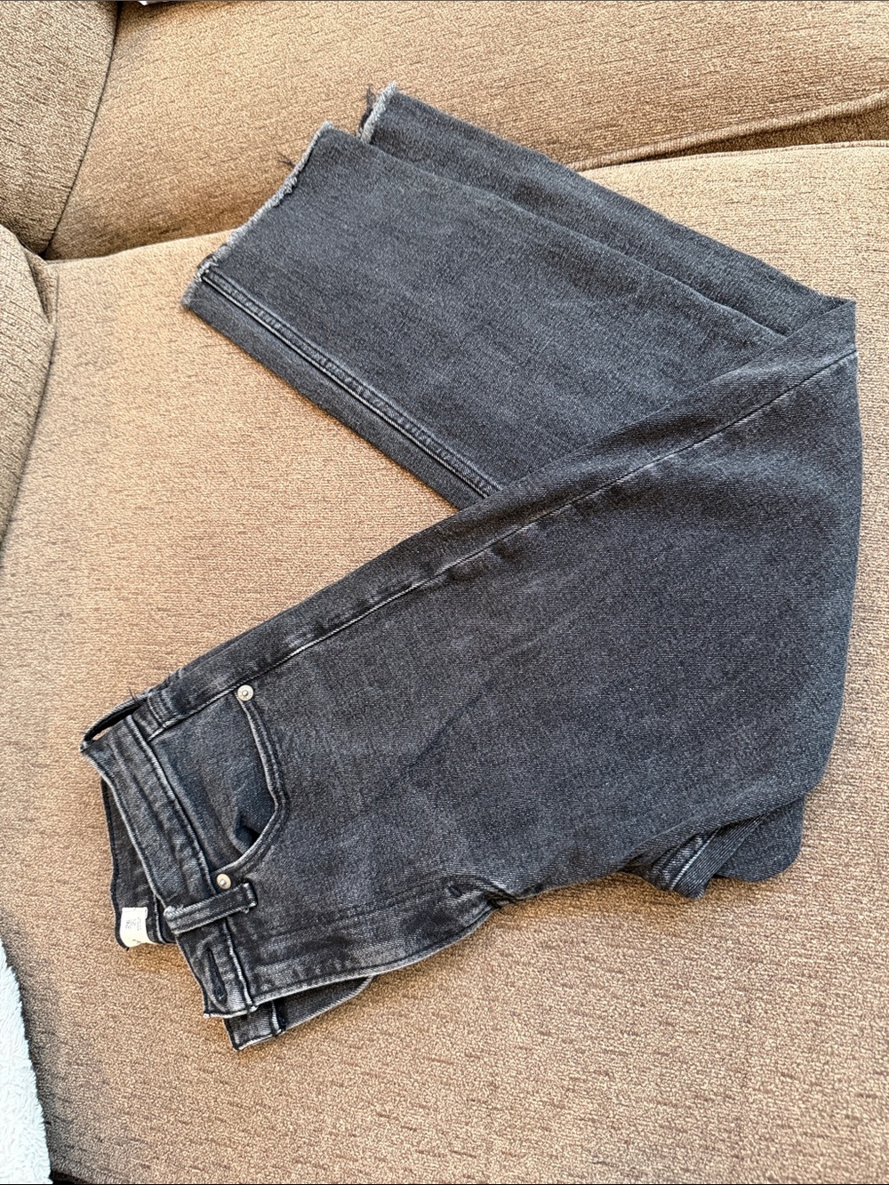 Abercrombie ankle straight ultra high-rise jeans